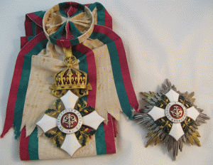 Орден „За Гражданска Заслуга“ I степен с розетка;