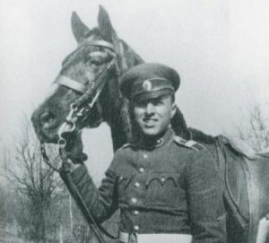 Борис Христов с униформата на Конния полк 