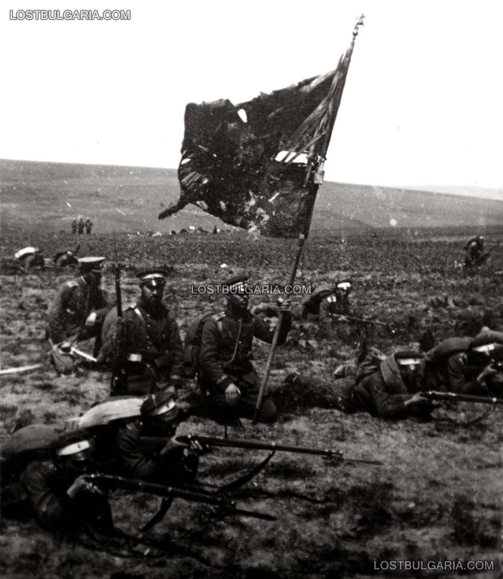 Пехотата в атака, 1912 г.