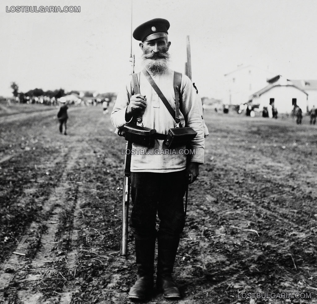 Български войник - опълченец, доброволец в Първата световна война