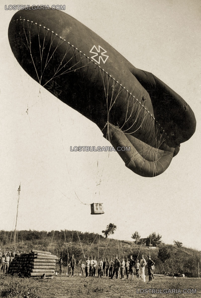 Български “змейков” балон от Първата световна война