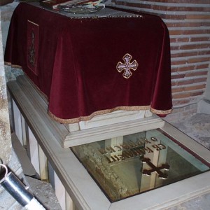 Гробът на Климент в Охрид
