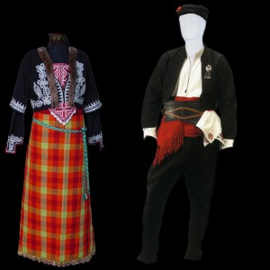 Родопска мъжка и женска народни носии