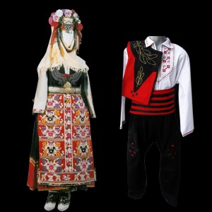Тракийска мъжка и женска народни носии