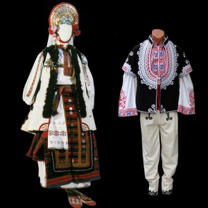 Шопска мъжка и женска народни носии