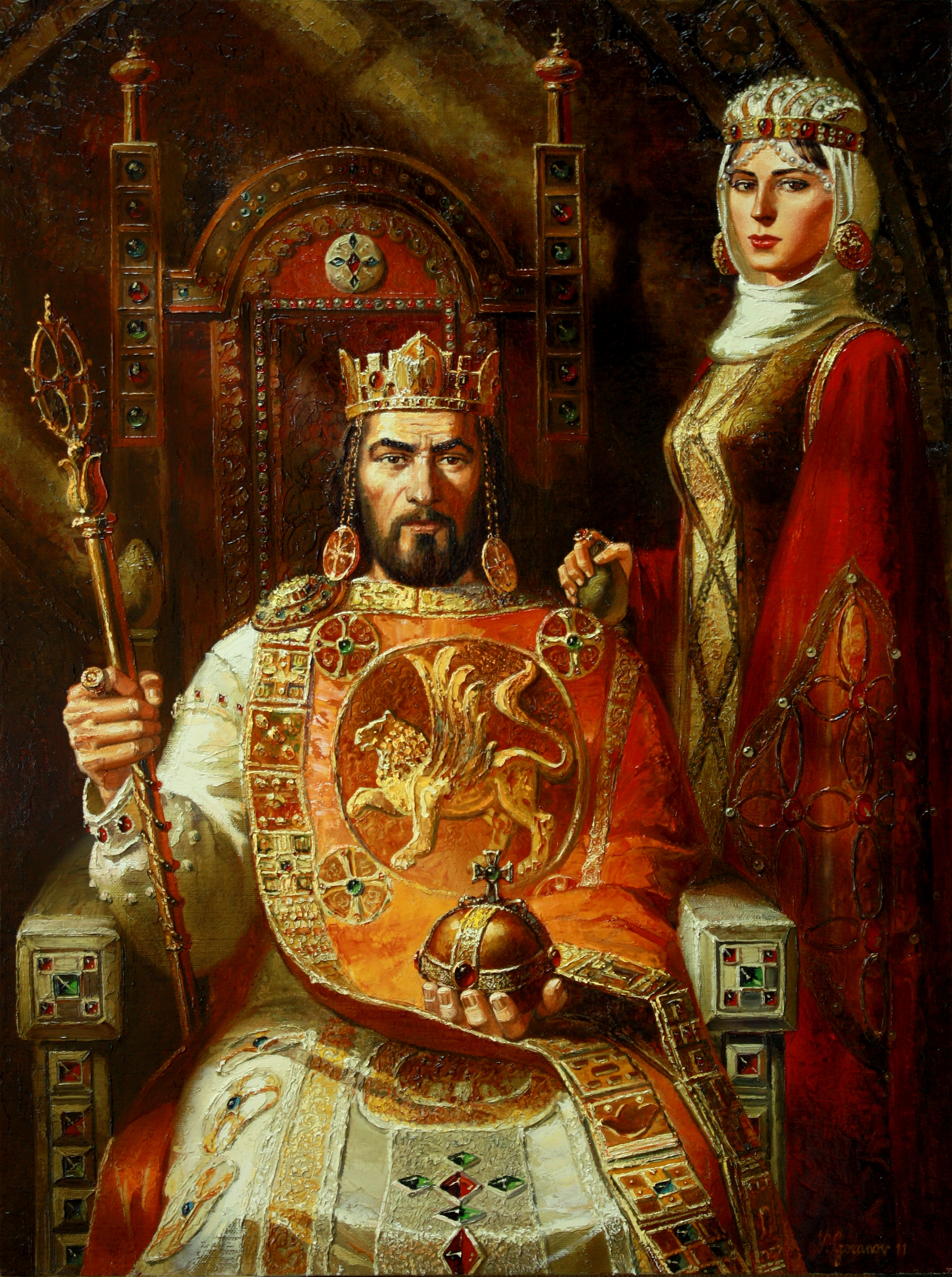 Калоян И Целогуба - художник Васил Горанов