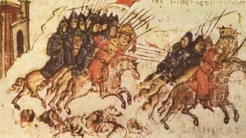 Победата на цар Иван Асен при Клокотница - Манасиева хроника