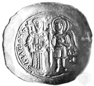 Монета на Исак II Ангел